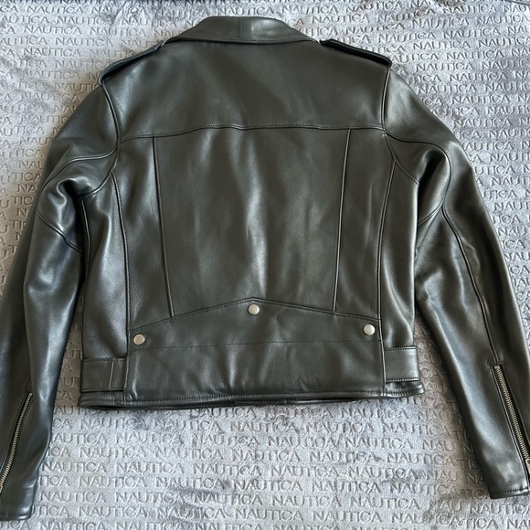 Polo Ralph Lauren Black Leather Moto Jacket – Women’s M (Worn Twice, Like New) - Picture 7 of 7